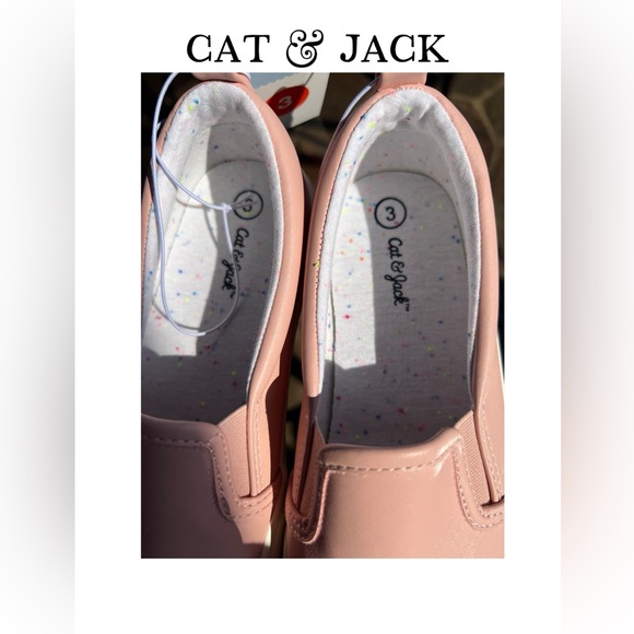 CAT & JACK PINK HAILEY GIRLS SHOE SIZE 3 - Picture 5 of 8